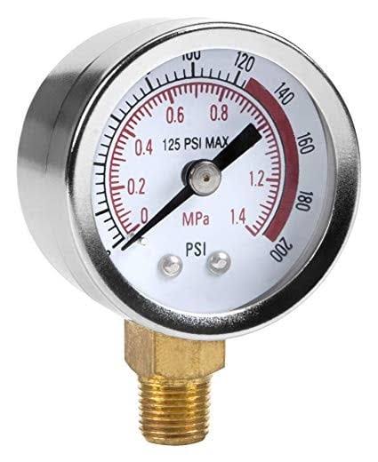 Glycerin-Filled Pressure Gauge
